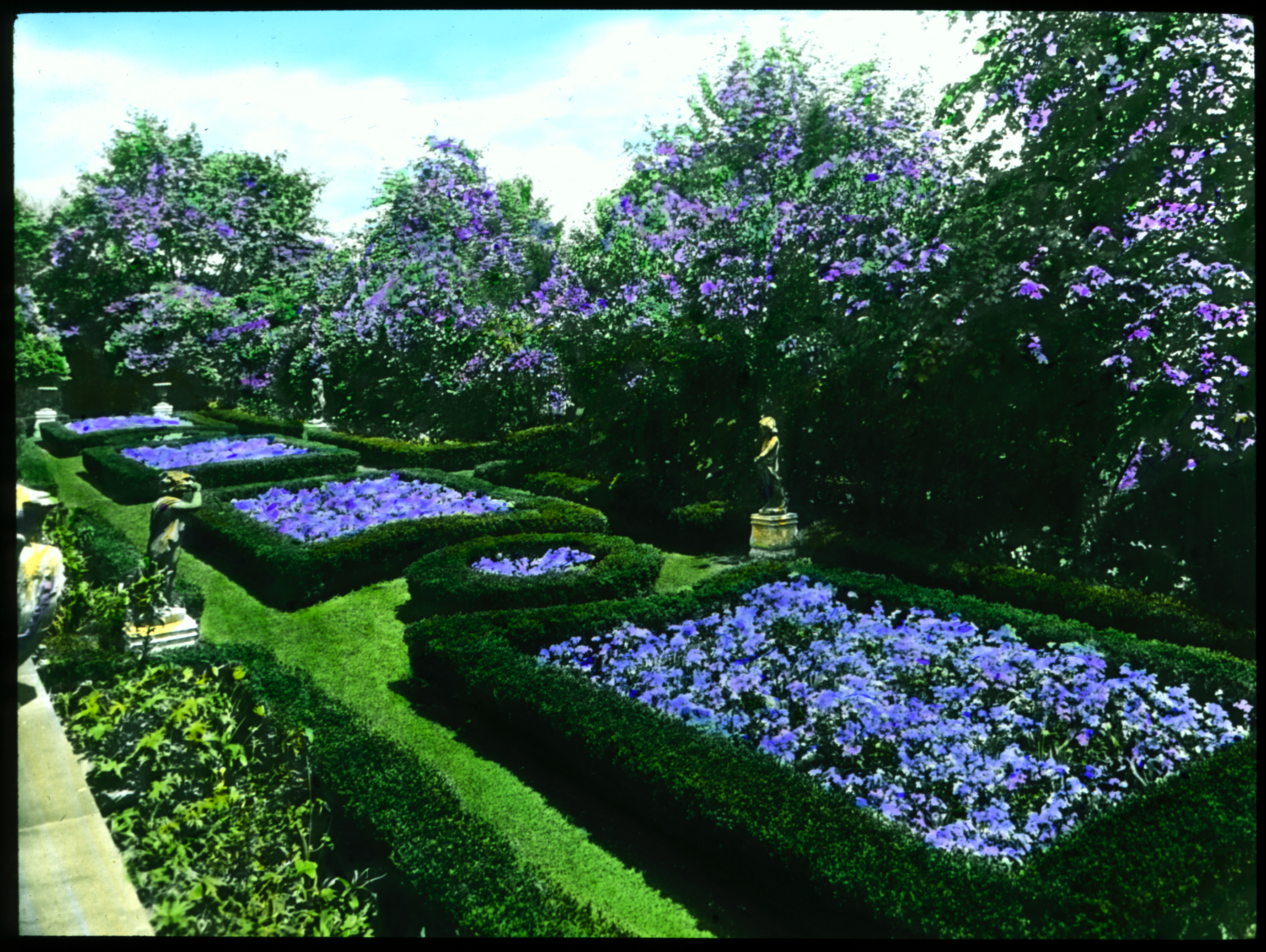 099 Mrs Henry R. Rea, Lilacs & Phlox & Box